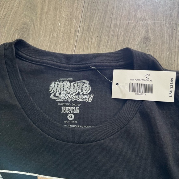 Naruto Shippuden Ripple Junction 2002MK-2007SP Size XL Black - Picture 3 of 4